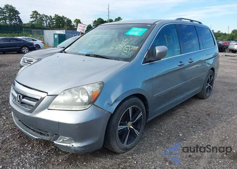 2006 Honda Odyssey Touring из США, поврежденный, VIN 5FNRL38846B026721